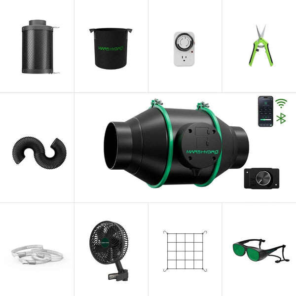 Mars Hydro iFresh 4" Complete Ventilation Kit