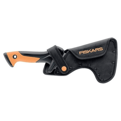 Fiskars 13" Billhook Knife – Serrated Steel, Softgrip