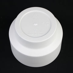 3-Piece White Plastic Planter Pot Set – Modern Pedestal Base