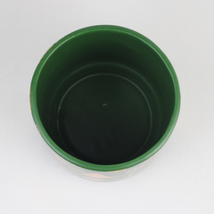 Christmas Ceramic Planter – Single Piece (Red or Green) – Festive Holiday Tree Design