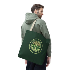 Evergreen Garden Store Tote Bag – Green Plant Logo Canvas Tote