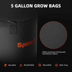 Spider Farmer SF1000D LED Grow Light + 2' x 2' Grow Tent + Inline Fan Combo with Speed Controller