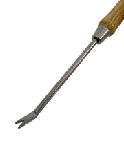 Stainless Steel Garden Dandelion Weeder (classic wood handle)