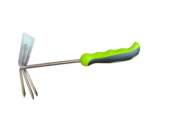 2-in-1 Garden Cultivator Rake Hoe Tiller Tool