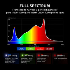 Spider Farmer G1000W LED Grow Light + 5' x 5' Grow Tent + 6" Inline Fan Combo with Temperature and Humidity Controller + 6" Clip Fan