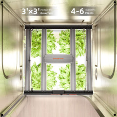 Spider Farmer G3000 LED Grow Light + 3' x 3' Grow Tent + 4" Inline Fan Combo with Temperature and Humidity Controller + 6" Clip Fan