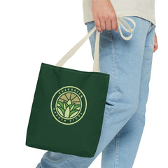 Evergreen Garden Store Tote Bag – Green Plant Logo Canvas Tote