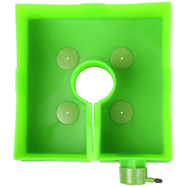 FloraFlex Square Flood and Drip Shield with Gravity Drippers