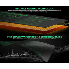 Mars Hydro 10'' x 20.75'' Seedling Heat Mat and Digital Thermostat Combo
