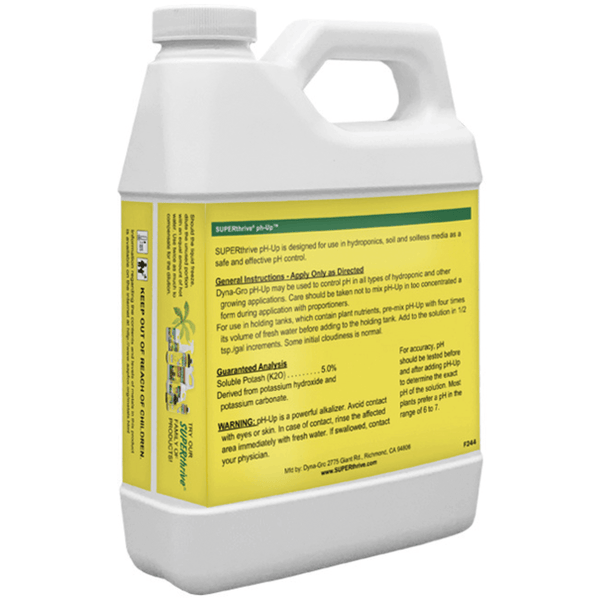Dyna-Gro SUPERthrive pH-Up - 1 Quart