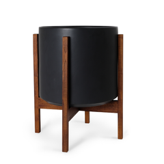 Solid Goods Ceramic Cylinder– With or Without Mahogany Stand