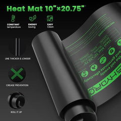 Mars Hydro 10'' x 20.75'' Seedling Heat Mat and Digital Thermostat Combo