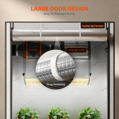 Spider Farmer 2' x 2' x 6' (60 x 60 x 180 cm) Pro White Indoor Grow Tent