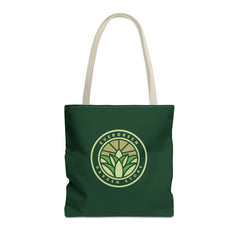 Evergreen Garden Store Tote Bag – Green Plant Logo Canvas Tote