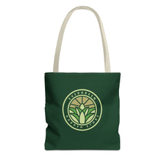 Evergreen Garden Store Tote Bag – Green Plant Logo Canvas Tote