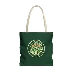 Evergreen Garden Store Tote Bag – Green Plant Logo Canvas Tote