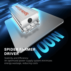 Spider Farmer SF1000 100W Dimmable Full Spectrum LED Grow Light