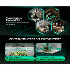Mars Hydro 2' x 4' x 6' 1" (60cm x 120cm x 180cm) Indoor Grow Tent