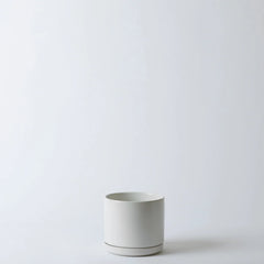 15 Inch - Solid Goods - Ceramic Cylinder with Saucer - SHIPPER