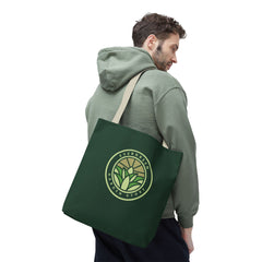 Evergreen Garden Store Tote Bag – Green Plant Logo Canvas Tote