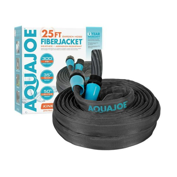 Aqua Joe 25ft Ultra-Flexible Kink-Free Garden Hose