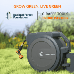 Retractable Garden Hose Reel-5/8 in-115ft