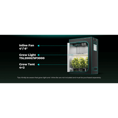 Mars Hydro 2' x 4' x 6' 1" (60cm x 120cm x 180cm) Indoor Grow Tent