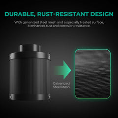 Mars Hydro 6" Inline Air Carbon Filter