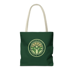 Evergreen Garden Store Tote Bag – Green Plant Logo Canvas Tote