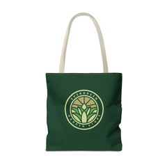 Evergreen Garden Store Tote Bag – Green Plant Logo Canvas Tote