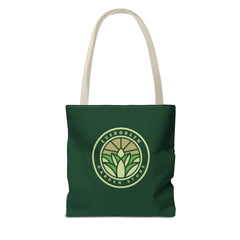 Evergreen Garden Store Tote Bag – Green Plant Logo Canvas Tote