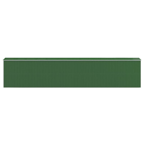NNEVL Garden Shed Green 192x1021x223 cm Galvanised Steel