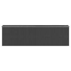 NNEVL Garden Shed Anthracite 192x689x223 cm Galvanised Steel