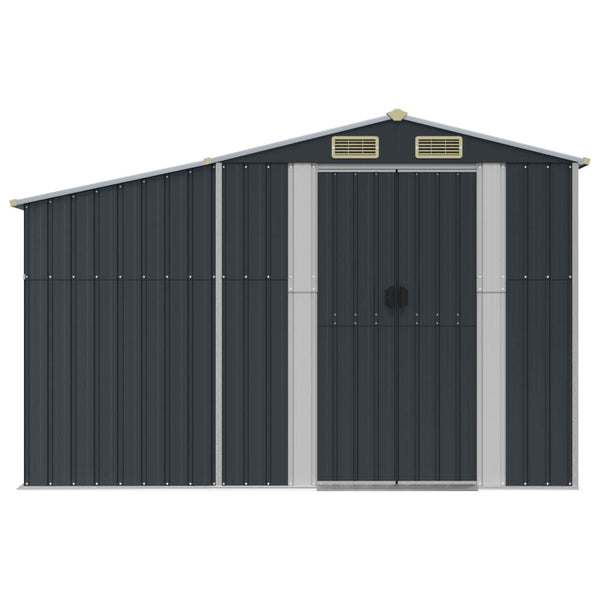 NNEVL Garden Shed Anthracite 277x192.5x179 cm Galvanised Steel