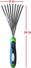 Stainless Steel Garden Hand Rake Tool