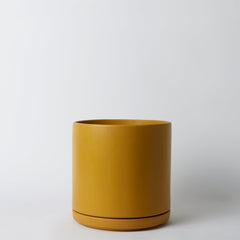 15 Inch - Solid Goods - Ceramic Cylinder with Saucer - SHIPPER