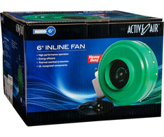 Active Air 6" Inline Duct Fan, 400 CFM