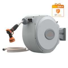 Retractable Garden Hose Reel 62ft-155ft
