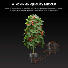 Spider Farmer Deep Water Culture Hydroponics Grow System with Top Drip Kit - 4 Bucket Kit
