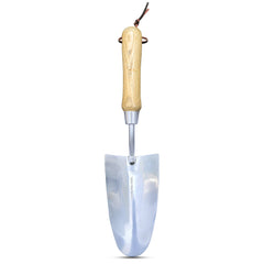Stainless Steel Garden Trowel (classic wood handle)