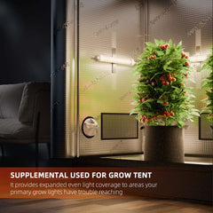 Spider Farmer Glow30 32W Supplemental Full Spectrum LED Grow Light Bars