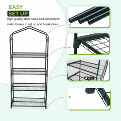 Mini Portable Greenhouse – Outdoor Balcony Plant Cover