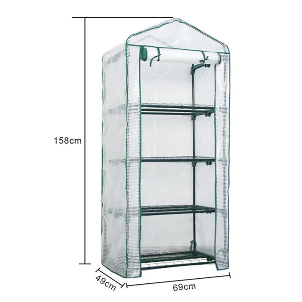Mini Portable Greenhouse – Outdoor Balcony Plant Cover