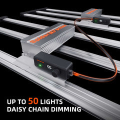 Spider Farmer SE4500 LED Grow Light + 2' 4" x 4' 8" Grow Tent + 4' Inline Fan Combo with GGS Controller Kits + 6" Clip Fan