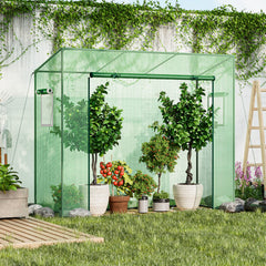 Portable Walk-In Greenhouse – PE Cover, Heavy-Duty Frame