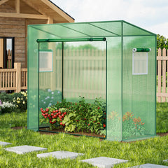 Portable Walk-In Greenhouse – PE Cover, Heavy-Duty Frame