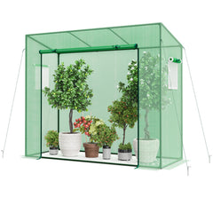 Portable Walk-In Greenhouse – PE Cover, Heavy-Duty Frame