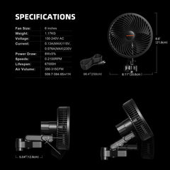 Spider Farmer G3000 LED Grow Light + 3' x 3' Grow Tent + 4" Inline Fan Combo with Temperature and Humidity Controller + 6" Clip Fan