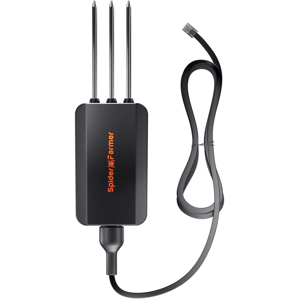 Spider Farmer GGS AC5 Power Strip 5 Outlets Kit, with 3 in 1 Soil Sensor, Temp/Humid Light Sensor and Adapter