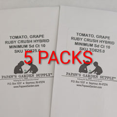 Ruby Crush Hybrid Grape Tomato Seeds